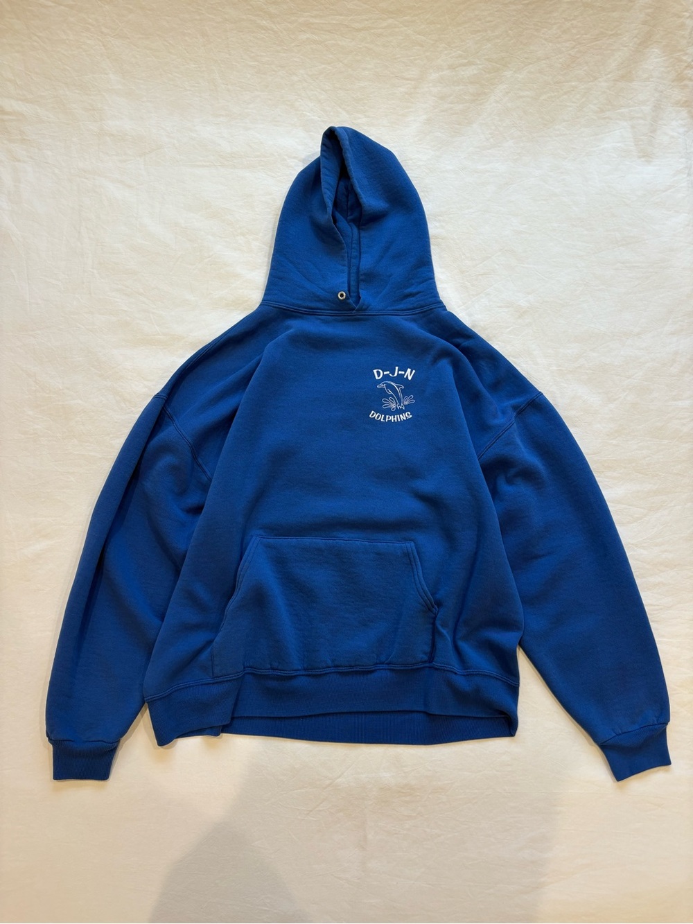 Blue Graphic Hoodie Sweatshirt - Men